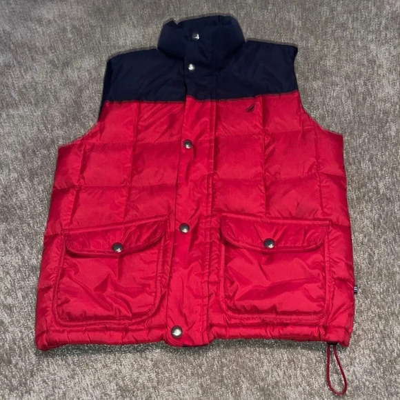 Nautica Down Filled Zip Up Puffer Vest Men. G - Picture 1 of 7
